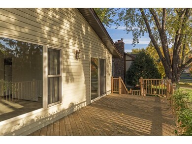 The deck, that was replaced & enlarged by current 