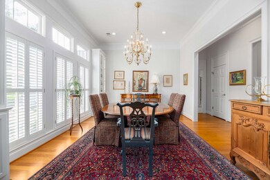 spacious dining room