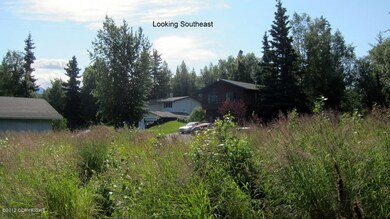 Looking SE across lot
