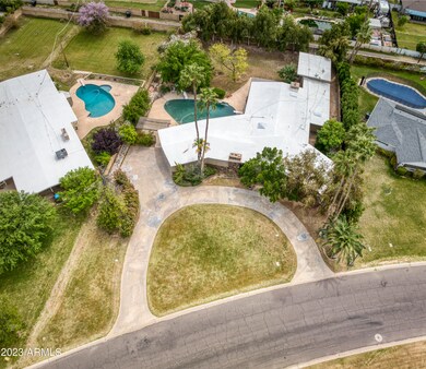 Aerial Front Lot View