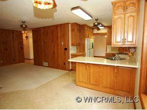 Open to kitchen