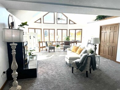 Room to have Dining, living and grand piano all in