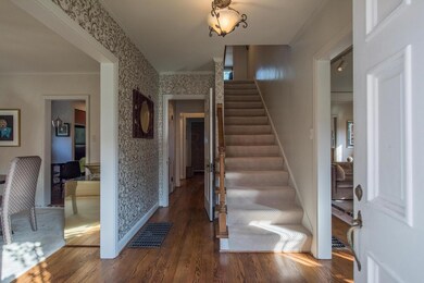 Set back stairway
