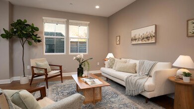 Living Room with view into yard