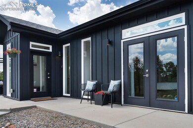 There are walkouts onto the patios from the kitchen, living room and bedroom.