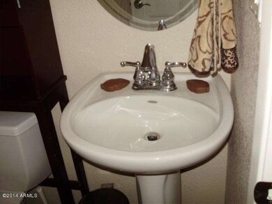 Upgraded half bath down