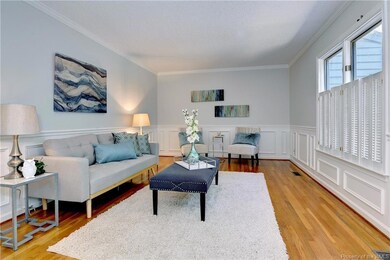 The first-floor features both a living room and fa