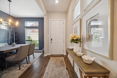 Step inside to a spacious entryway and a versatile