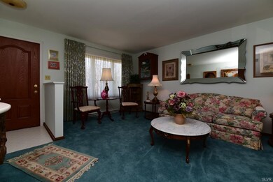 Living room of first floor apartment. Exterior doo