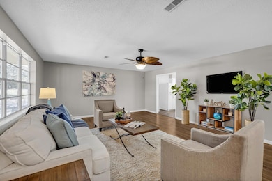 living room staged