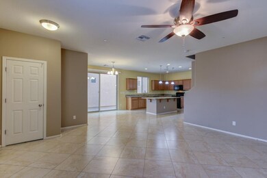 SPACIOUS LIVING AREA TO KITCHEN