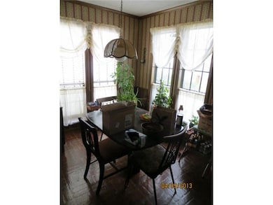 Breakfast room over looks private back yard