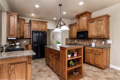 Tons of counter space and cabinets perfect for cooking a large family meal!