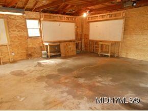inside garage