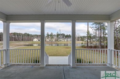 Back porch overlooking the lagoon
