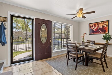 Lovely dining area right off the front entrance wi