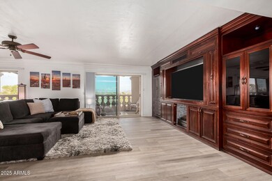 GIANT BIG SCREEN TV IN GREAT ROOM