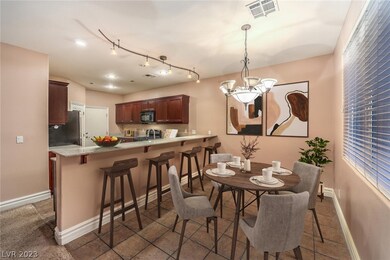 Open floor plan living room space with dining area