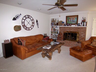 Family Room With Fireplace