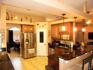 Open Kitchen with view into Dining Room