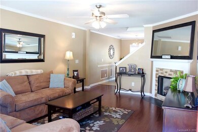 Great flow from living room into kitchen