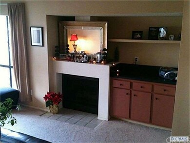 Beautiful Fireplace and bar area in Living Room