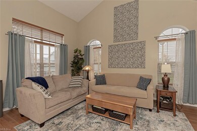 Another view of the family room and custom window 