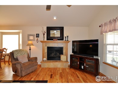 Living Room with Gas Fire Place