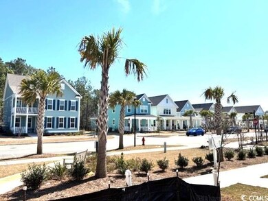 Exterior space featuring sidewalks and a residenti