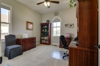 Guest bedroom on the 1st floor is set up as an office - has a nice closet.