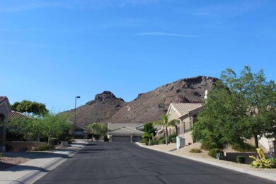 view of mountain from front
