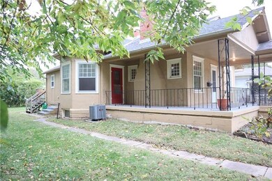 Partial wrap around porch