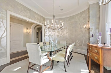 Dining room featuring hardwood / wood-style floori