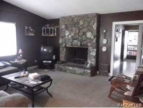 Living rm w/ fireplace