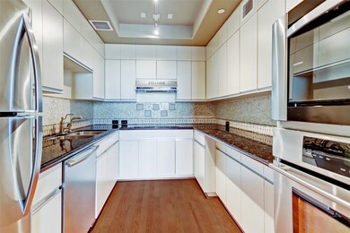 This great kitchen has updated appliances, granite