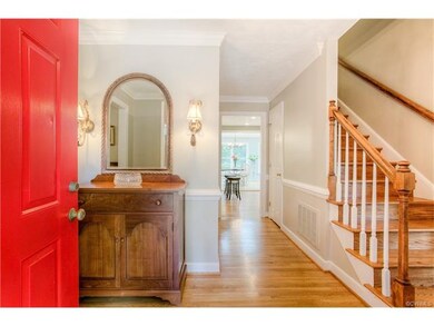 As you enter through the front door, you are greet