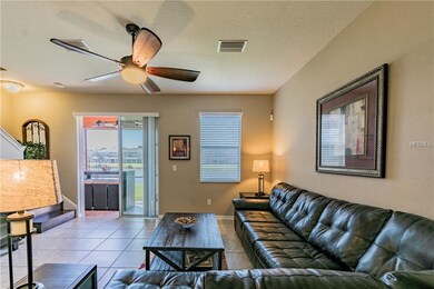 Open floor plan overlooking to screened lanai and 