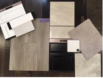 Interior flooring selections for this home