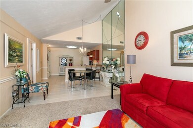 Vaulted ceilings make the home feel very spacious.