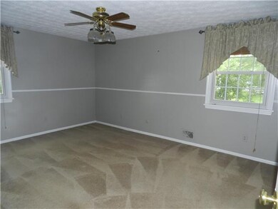 Bedroom. View of the second bedroom with wall to w