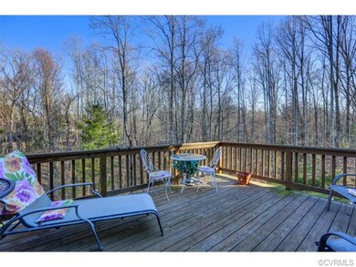 Private sizable deck off the Living Room