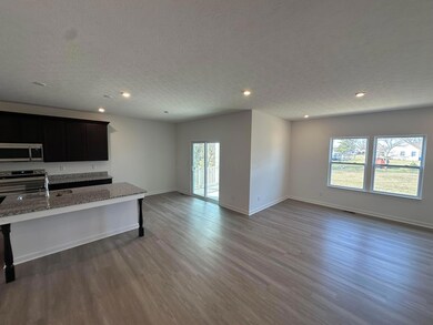 Open concept family room and kithen