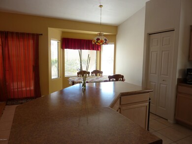 Kitchen view to breakfast nook