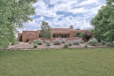 View of house across pasture