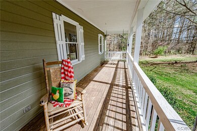 A full front porch is just added living and entert
