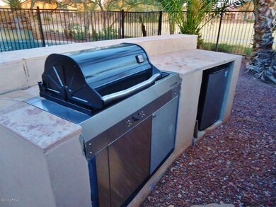 built-in BBQ
