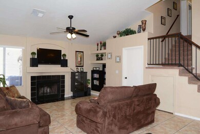 Nice size great room with fireplace