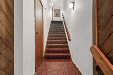 Private entryway with large storage closet