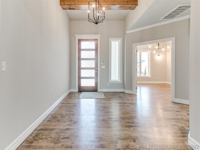 Foyer and Entry to Office