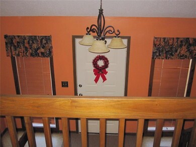 The entrance to the home